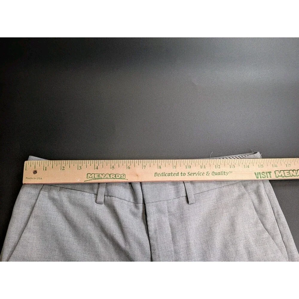 Express Slim Knit Trousers Dress Pants Gray Men's 30x30 (Tag 30/32)